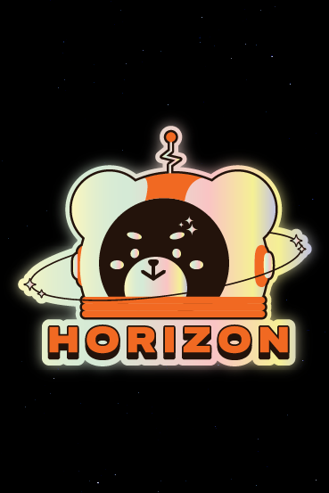 Holographic SPASCE Bear Sticker